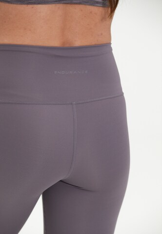 ENDURANCE Skinny Workout Pants 'Raleigh' in Purple