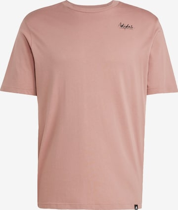 T-Shirt fonctionnel 'Lounge Still Life Bowl' ADIDAS SPORTSWEAR en orange : devant
