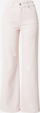 SELECTED FEMME Wide leg Jeans in Roze: voorkant