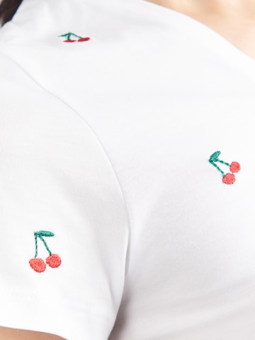 Maglietta 'Mina' di ABOUT YOU in bianco