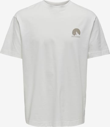 Only & Sons - Camiseta 'THOMAS' en blanco: frente