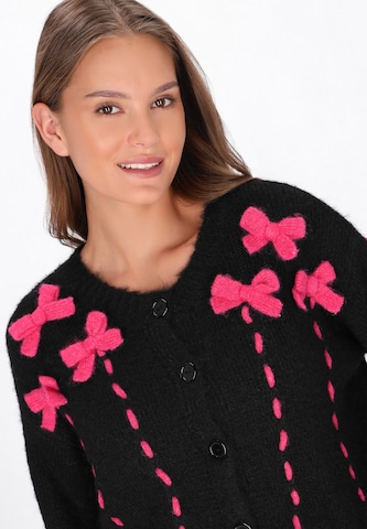 MYMO Knit cardigan in Black