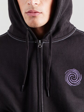 VANS Zip-Up Hoodie 'A GOOD PAIR' in Black