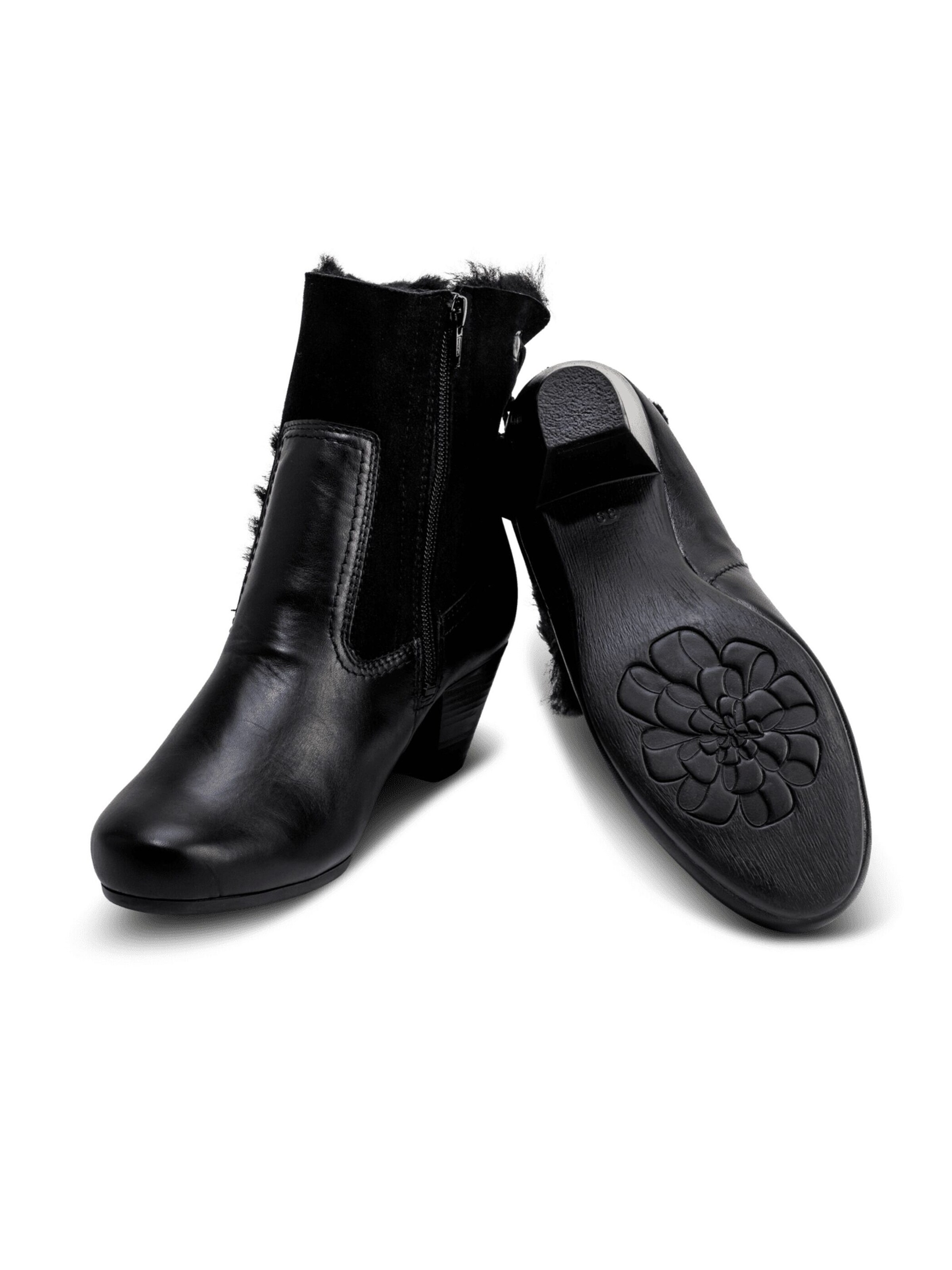 VITAFORM Stiefelette in Schwarz