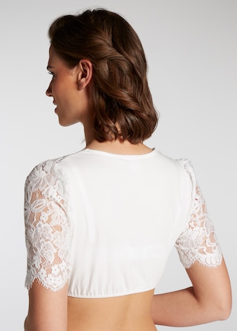 Blouse folklorique 'Pakuna' SPIETH & WENSKY en blanc