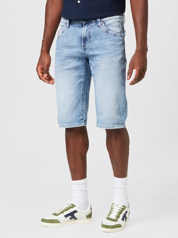 CAMP DAVID Regular Jeans 'Ro:Bi' in Blauw: voorkant