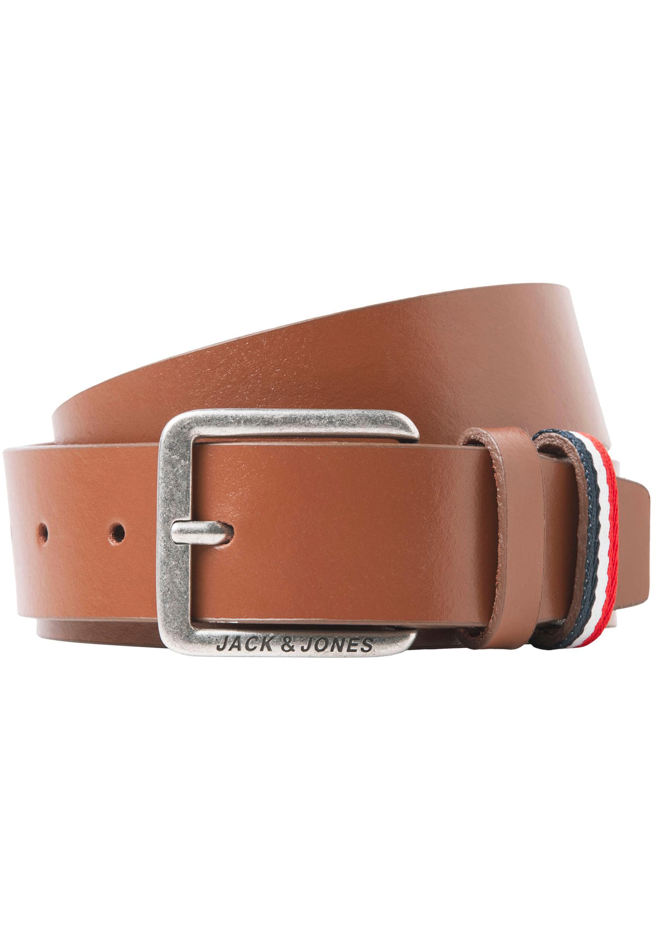 JACK & JONES Belt 'JACEspo' in Brown: front