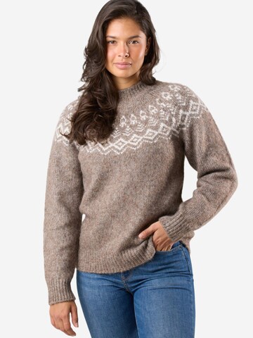 SWEDEMOUNT Trui 'Lofoten' in Beige: voorkant