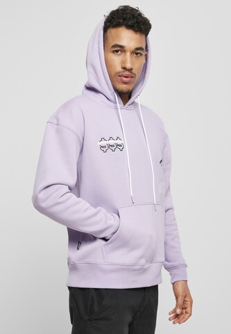Sweat-shirt 'Hustle Life' Cayler & Sons en violet : devant