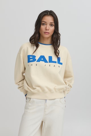 Sweat-shirt ' SIMONA' Ball en jaune : devant