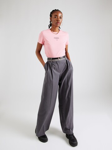 Tommy Jeans Curve Póló 'Essential' - rózsaszín
