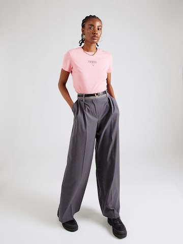 Tommy Jeans Curve Tričko 'Essential' - ružová