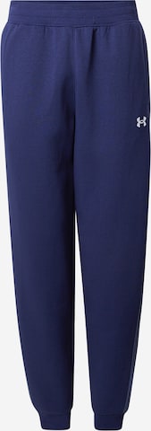Pantalon de sport UNDER ARMOUR en bleu : devant