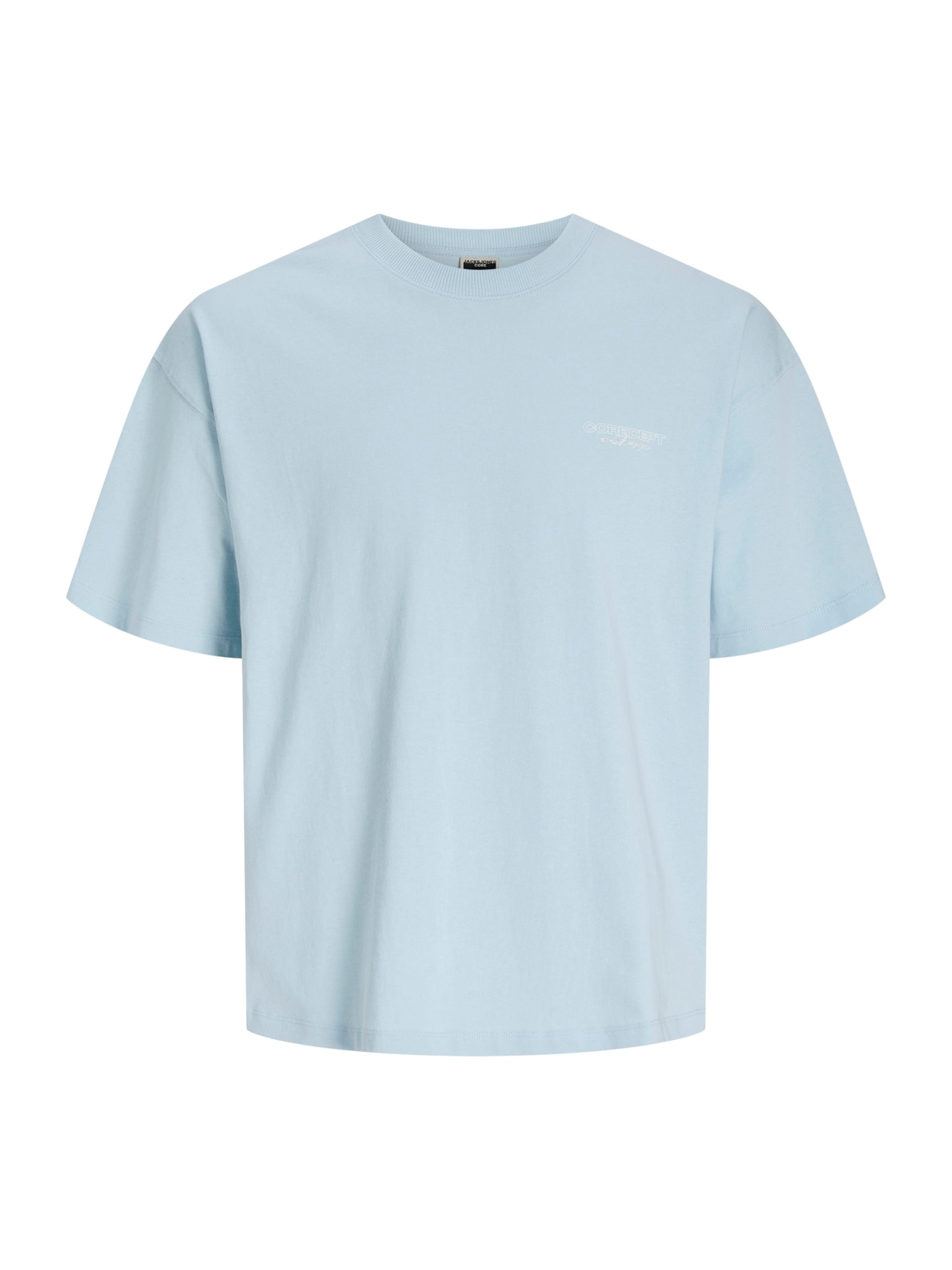 JACK & JONES Camiseta 'JCOBIARRITZ' en S en turquesa / aqua / blanco, Vista del producto