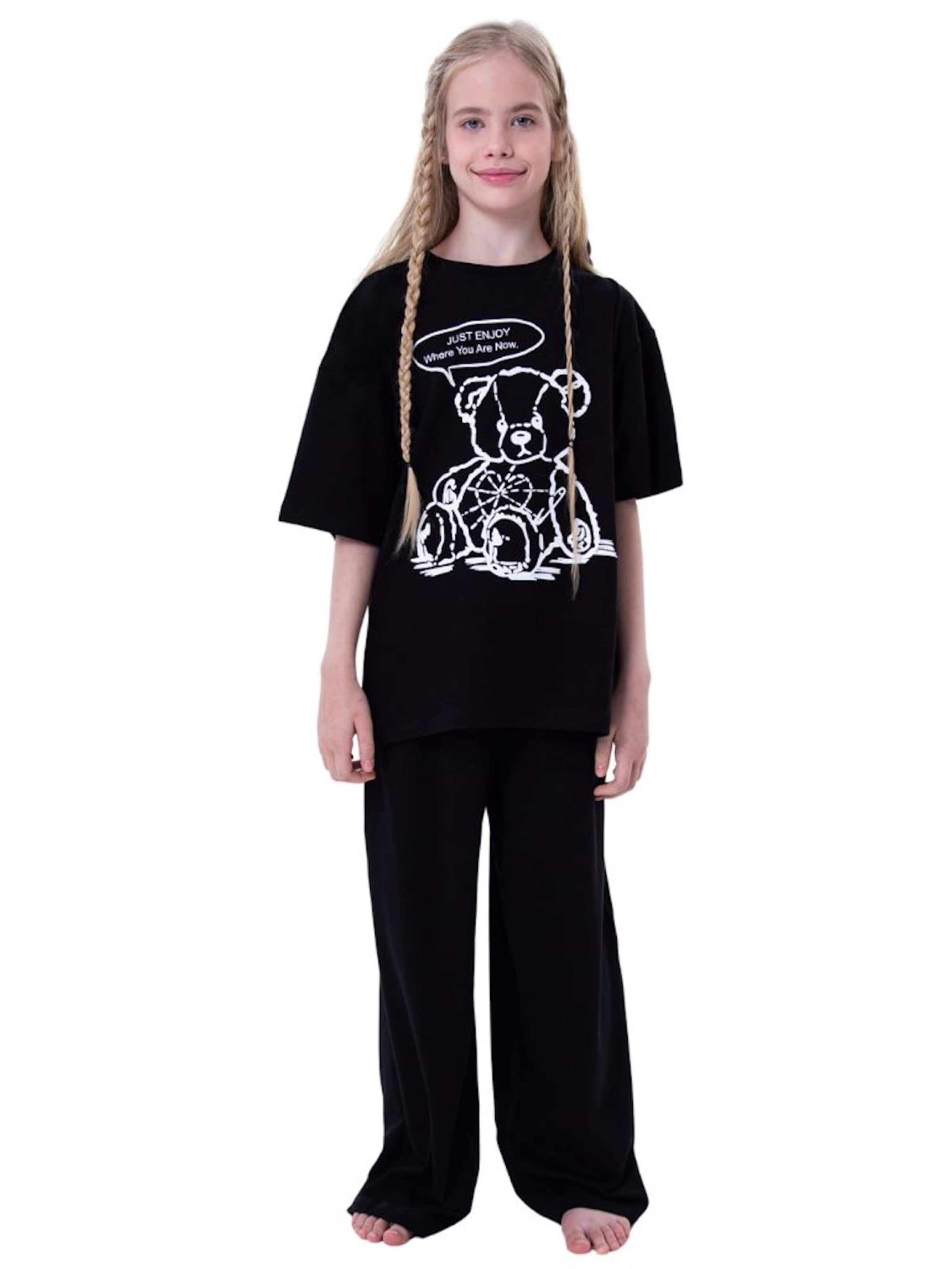 WINKIKI Schlafanzug‌‌‌‌‌‌‌‌‌‌ in Schwarz: Vorderseite