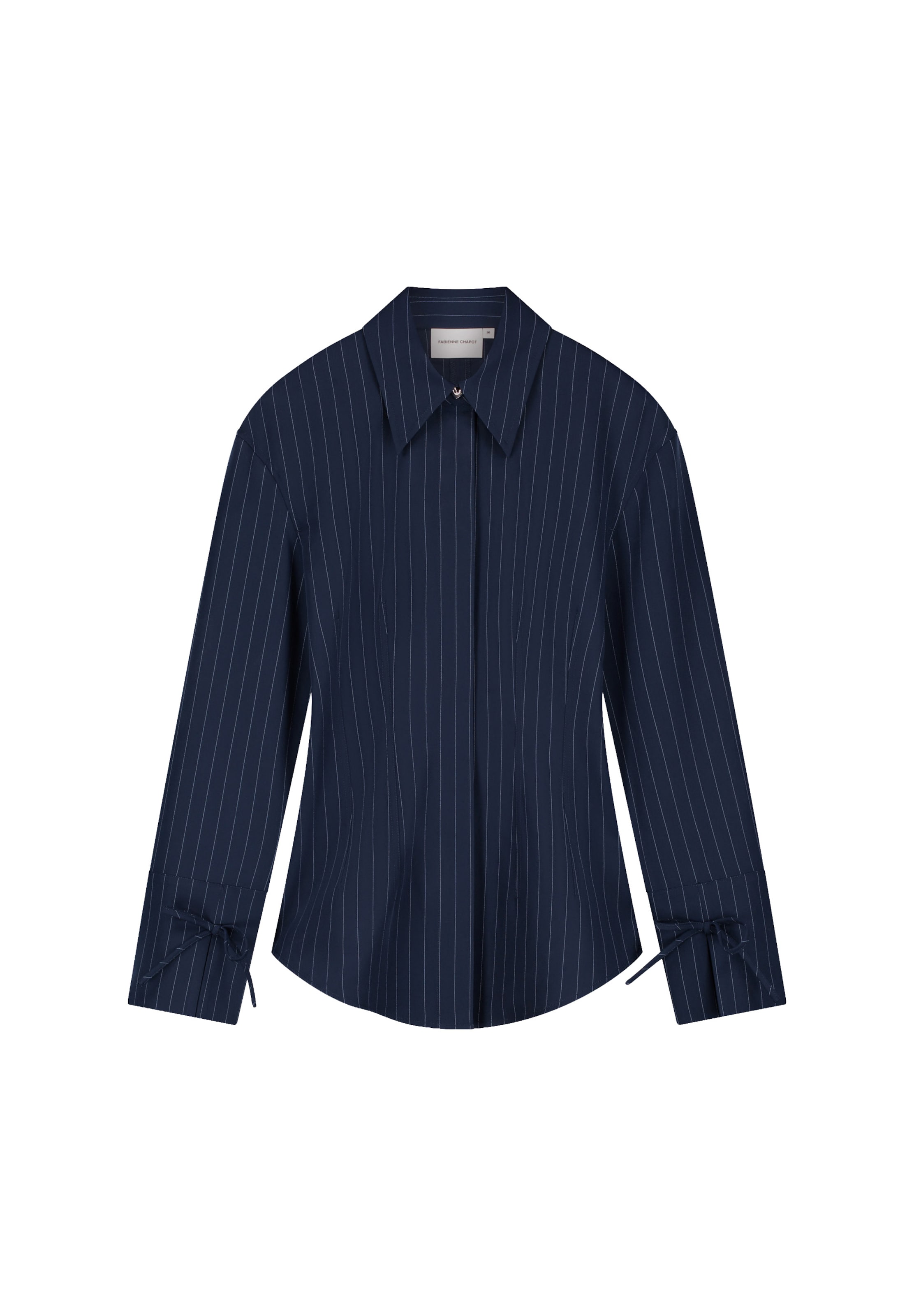 Fabienne Chapot Blouse in Blauw: voorkant