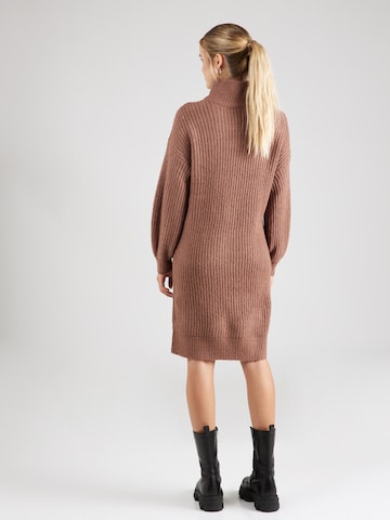 Noisy may Knit dress 'ROBINA' in Brown