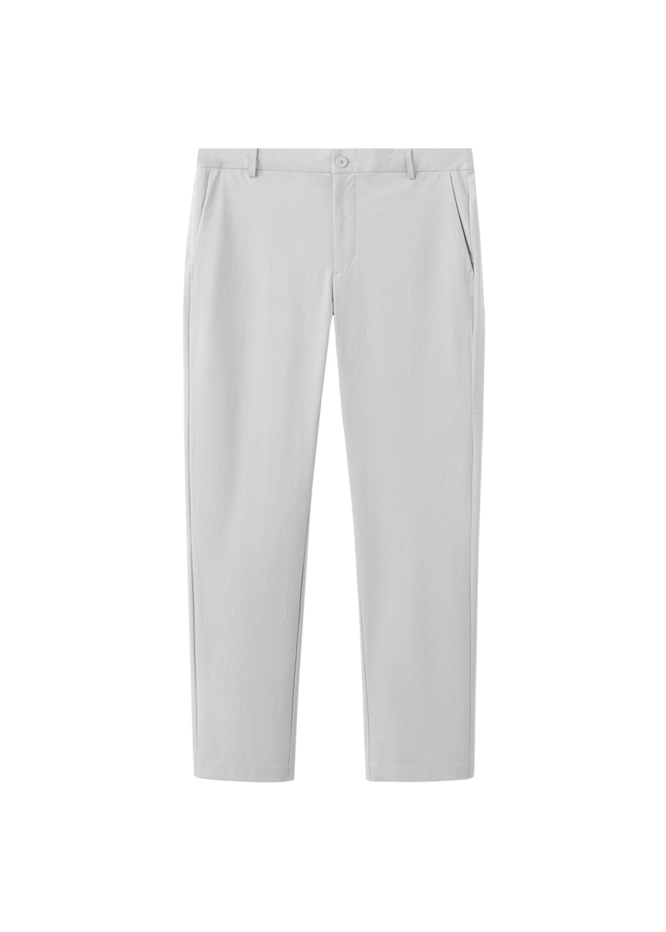 MANGO MAN Chino Pants 'Due' in Grey: front