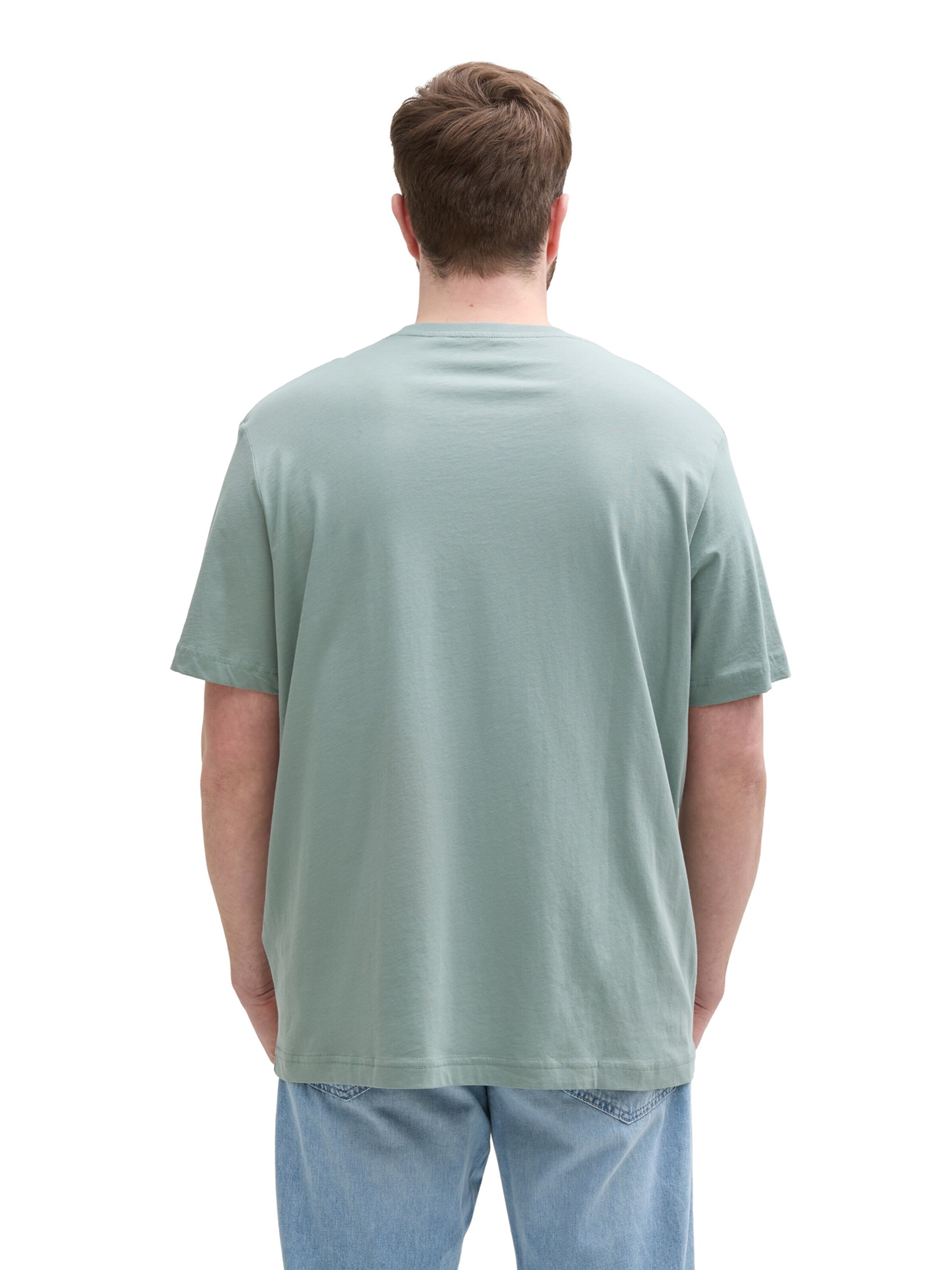TOM TAILOR Men + Футболка в Зеленый