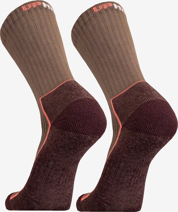 UphillSport Athletic Socks 'SAANA' in Brown