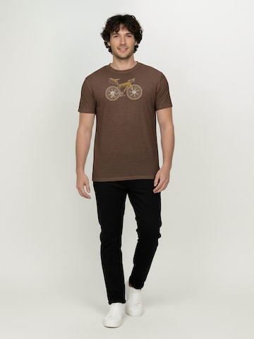 Maglia funzionale ' Loom Bike Gravel ' di GREENBOMB in marrone