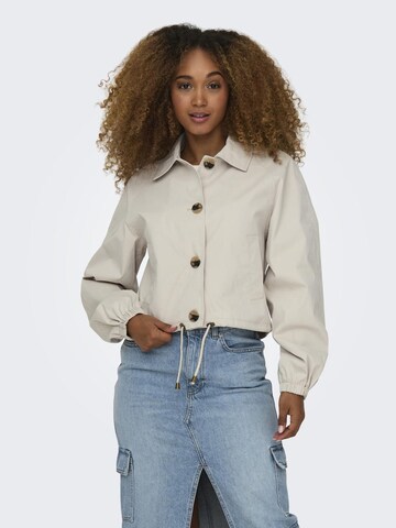 ONLY Between-season jacket 'ONLEja' in Beige: front