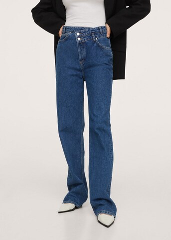 MANGO Wide leg Jeans 'Fiby' in Blue: front