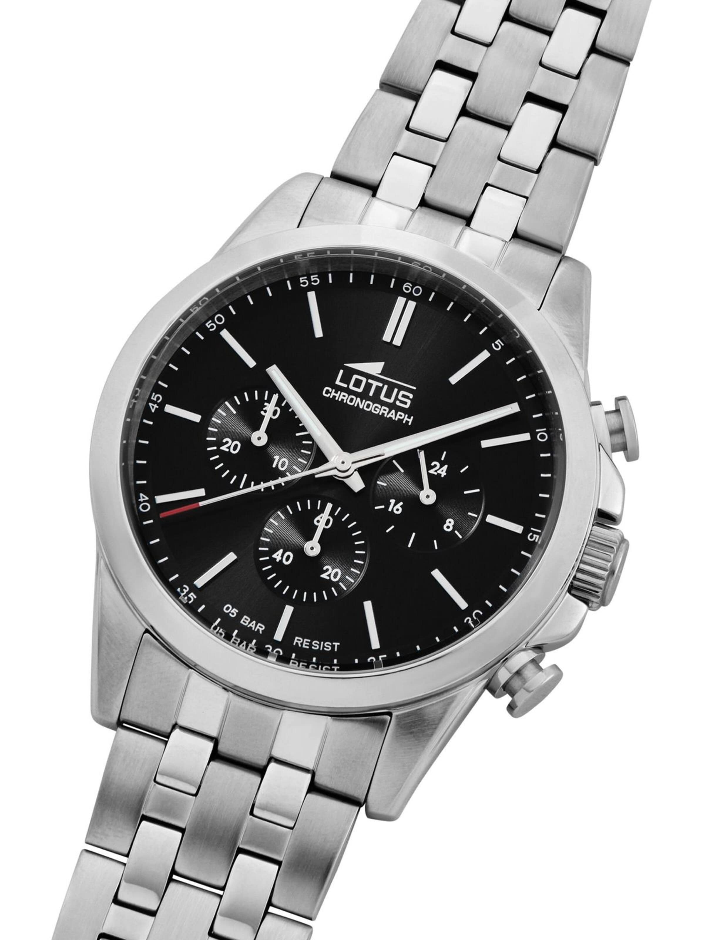 Lotus Analog watch 'Chronograph Chrono' in Black