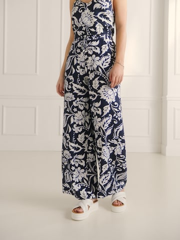 Guido Maria Kretschmer Women Wide Leg Hose 'Janet' in Blau: predná strana