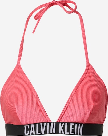 rozā Calvin Klein Swimwear Bikini augšdaļa: no priekšpuses