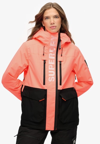 Superdry Functionele jas in Oranje: voorkant