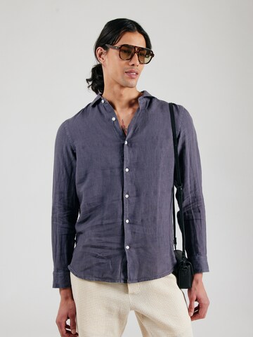 Regular fit Camicia 'VACATION' di Superdry in grigio: frontale