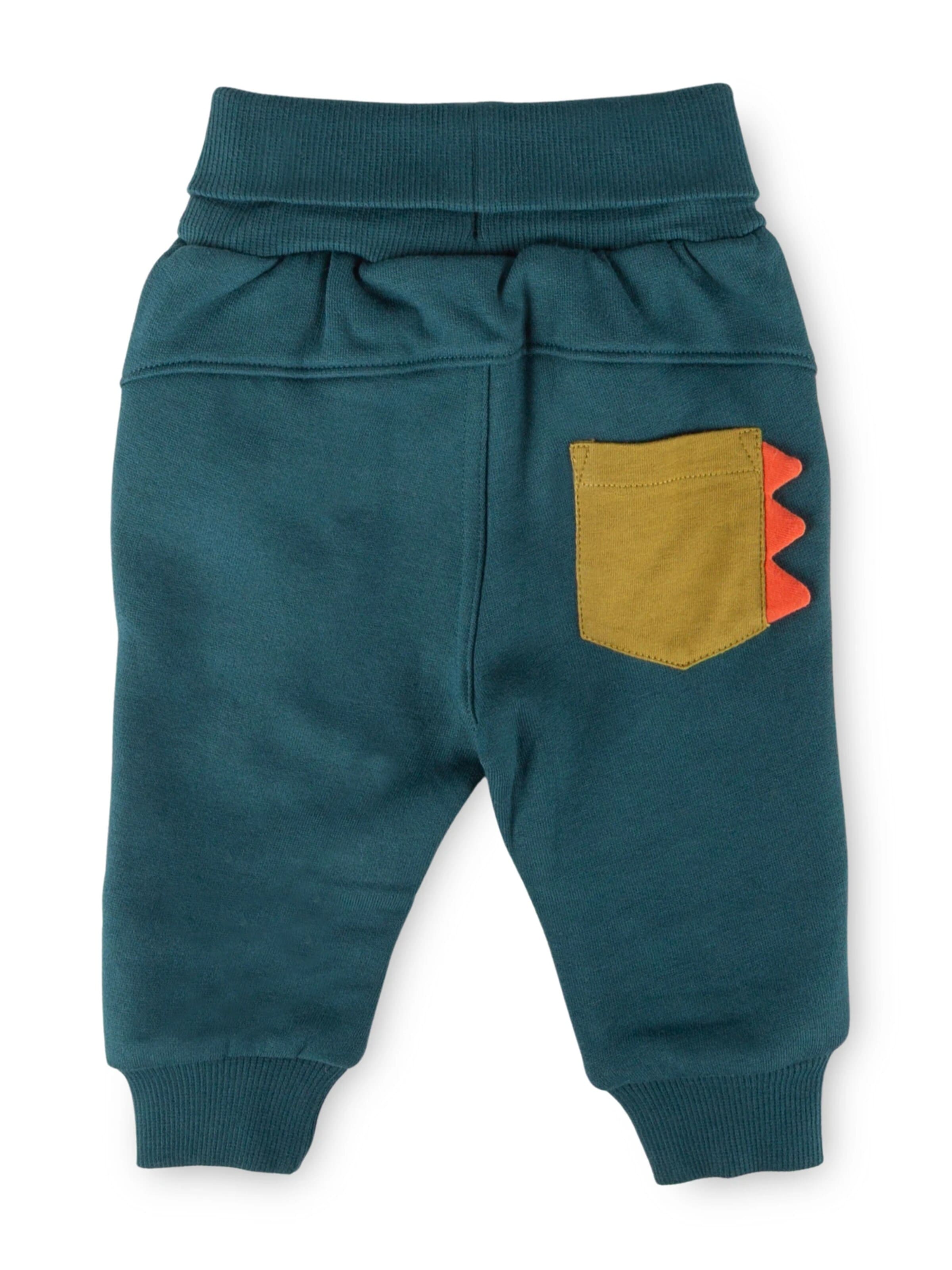 SIGIKID Regular Trousers 'Sweathose Dino Fun' in Blue