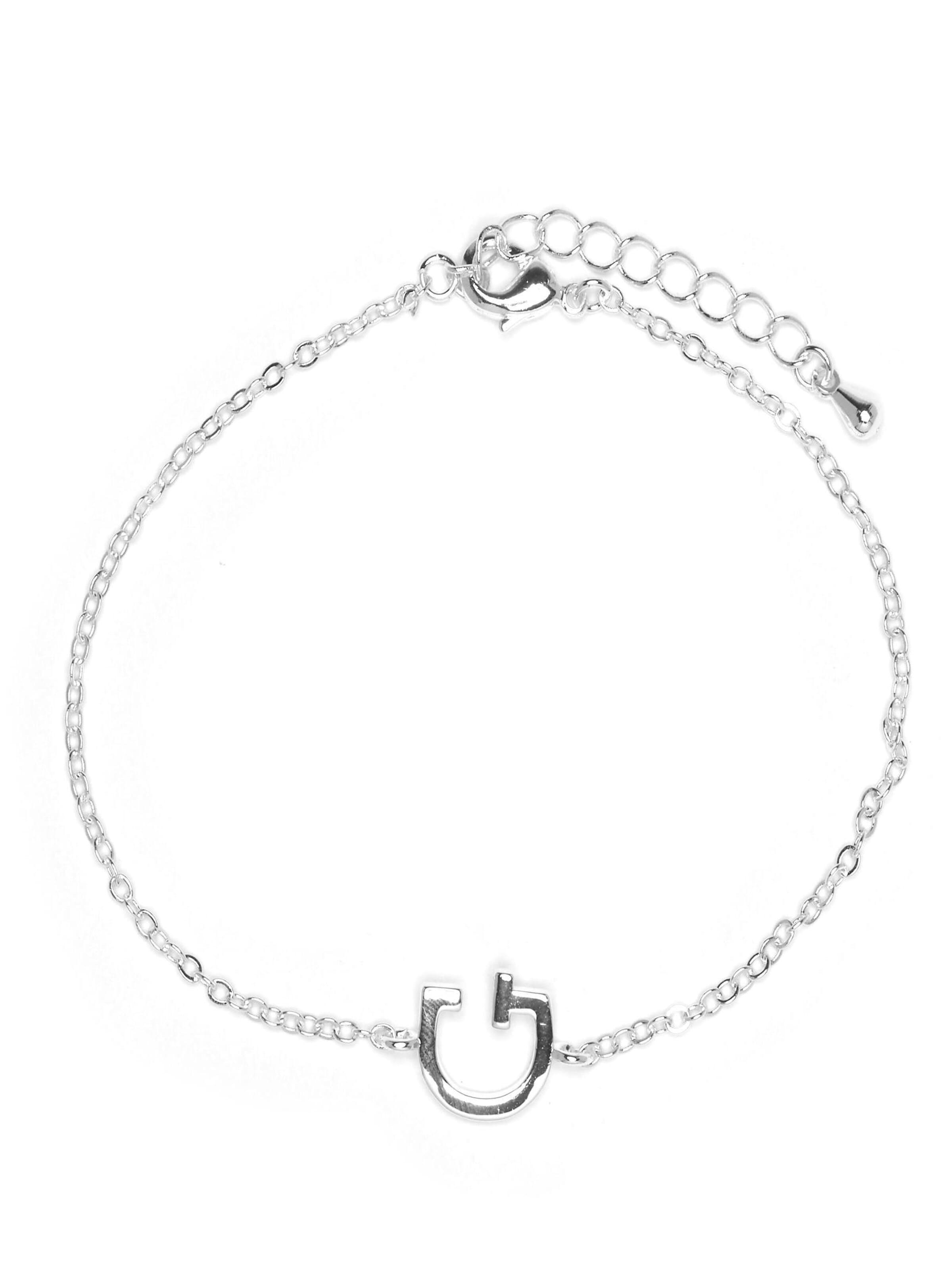 Braccialetto 'Alphabet G' di Luxenter in argento