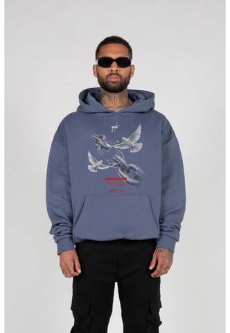 MJ Gonzales Sweatshirt 'Freedom' in Blue