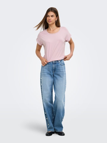 Tricou 'ONlMOSTER' de la ONLY pe roz