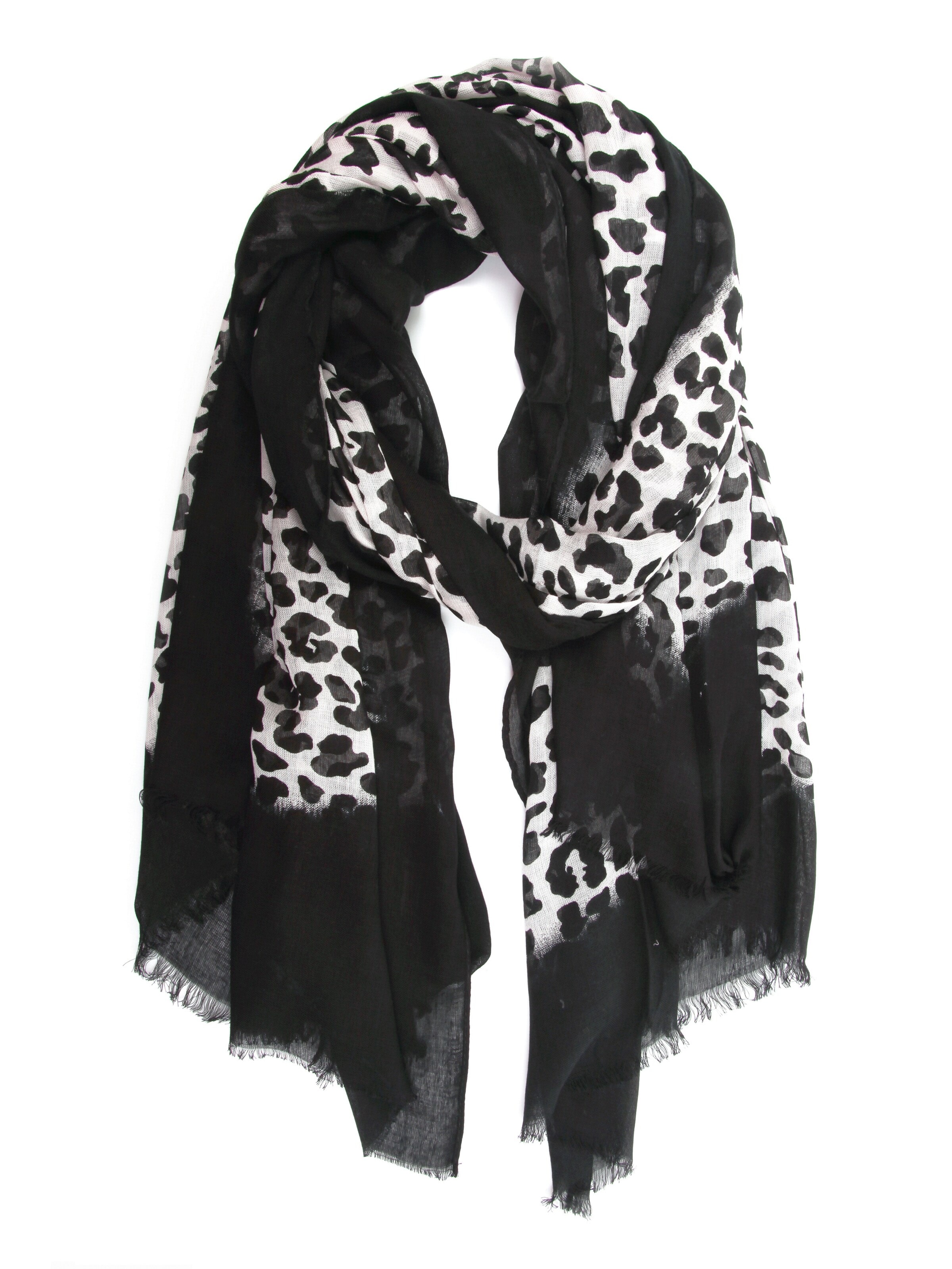 COLLEZIONE ALESSANDRO Scarf 'Lina' in Black