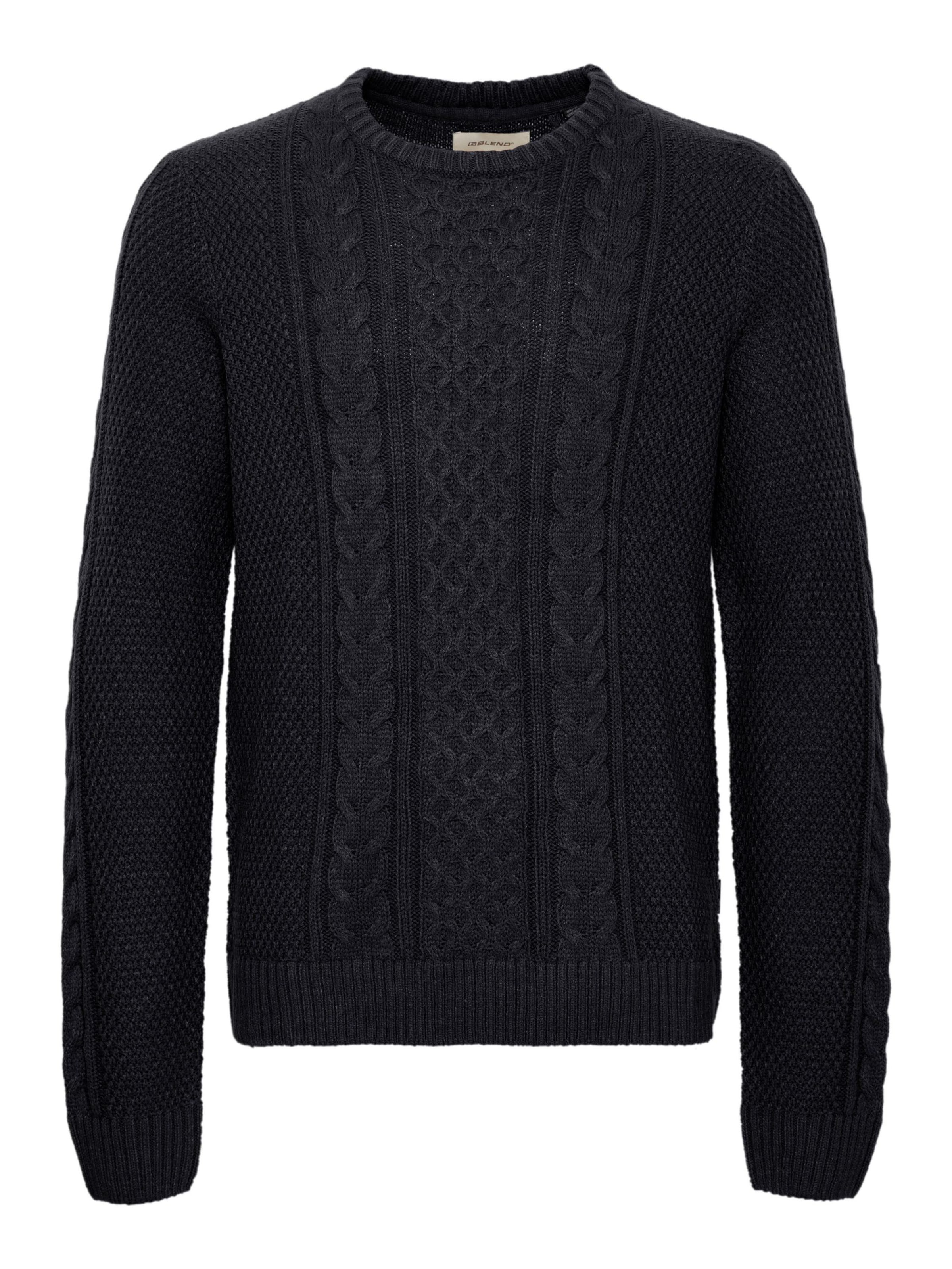 BLEND - Pullover em preto: frente