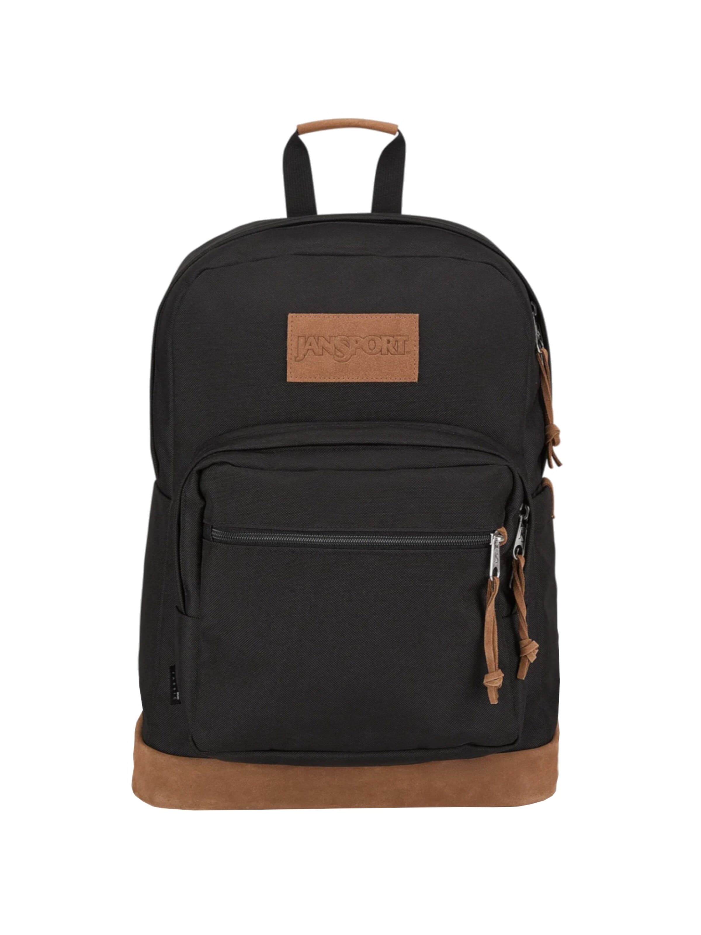 JANSPORT Rugzak in Zwart: voorkant
