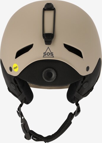 SOS Helmet 'Cooper Elite' in Beige