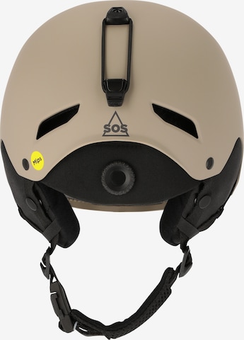 SOS Helm 'Cooper Elite' in Beige