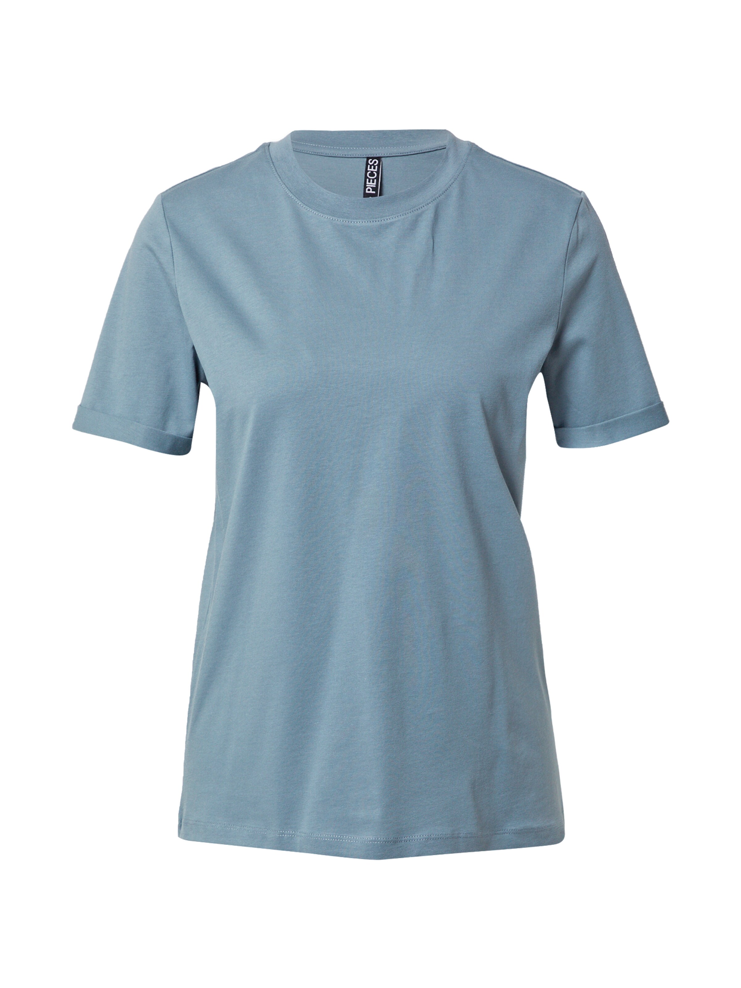Frauen Shirts & Tops PIECES T-Shirt 'Ria' in Rauchblau - LE10218 Frauen Shirts & Tops PIECES T-Shirt 'Ria' in Rauchblau - LE10218