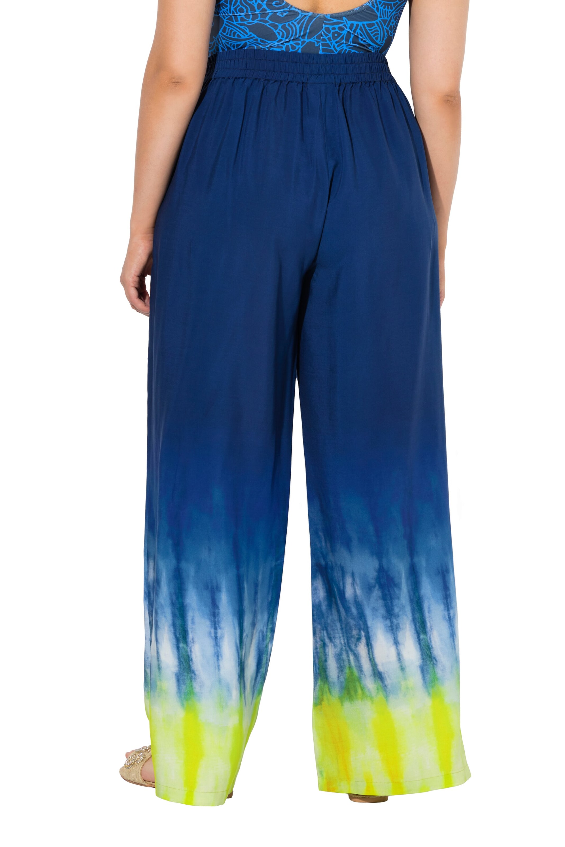 Ulla Popken Wide leg Trousers in Blue