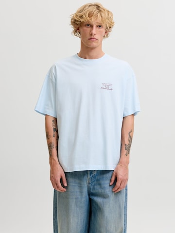 JACK & JONES Shirt 'JORAtocha' in Blauw: voorkant