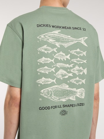 DICKIES Koszulka 'Laryville' w kolorze zielony