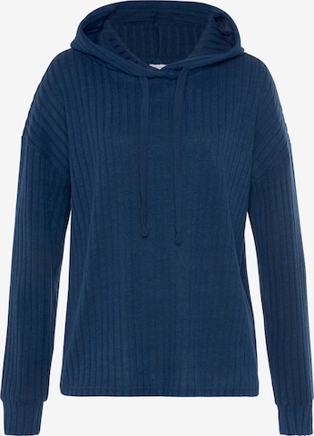 LASCANA Sweatshirt in Blauw: voorkant