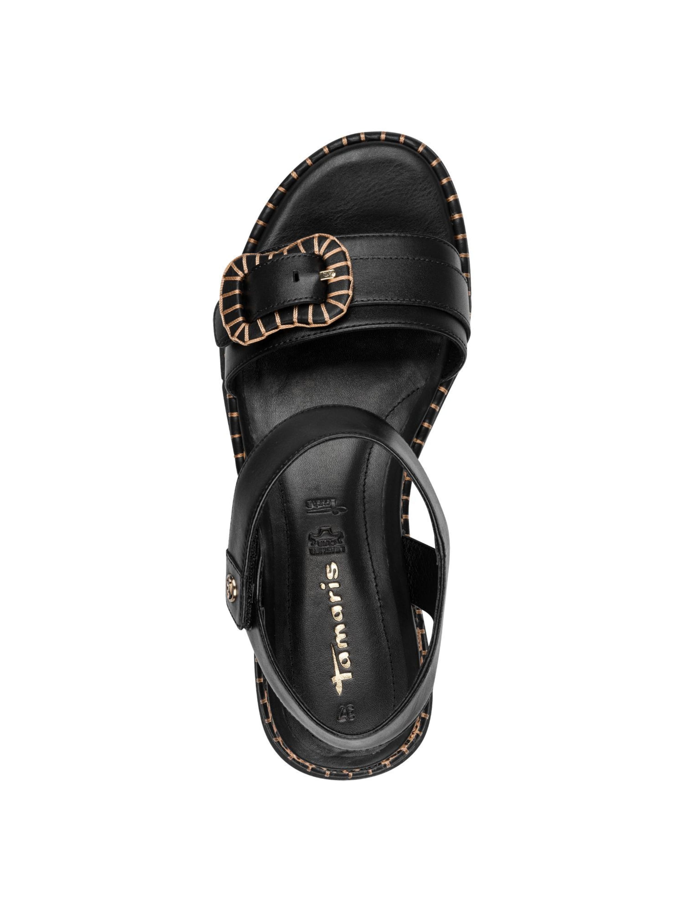 Sandales Tamaris en noir