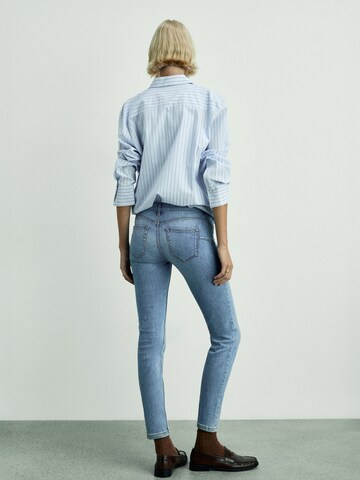 MANGO Skinny Farmer - kék