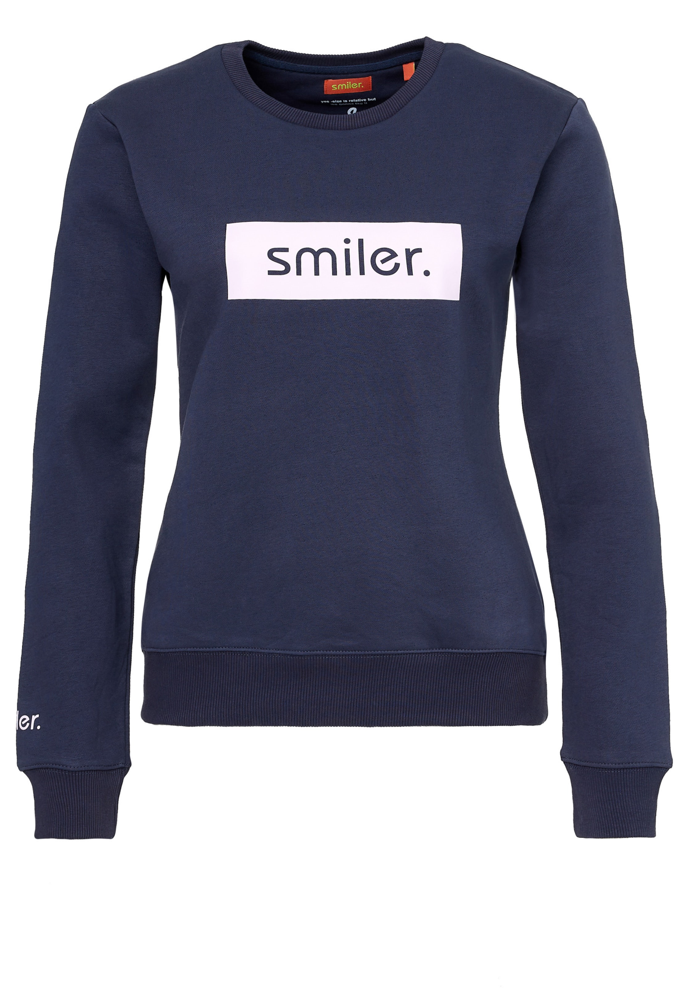 smiler. Sweatshirt 'Cuddle' in Blue: front
