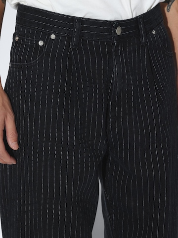 Dr. Denim Loosefit Jeans 'Omar Relaxed Pleated' in Zwart